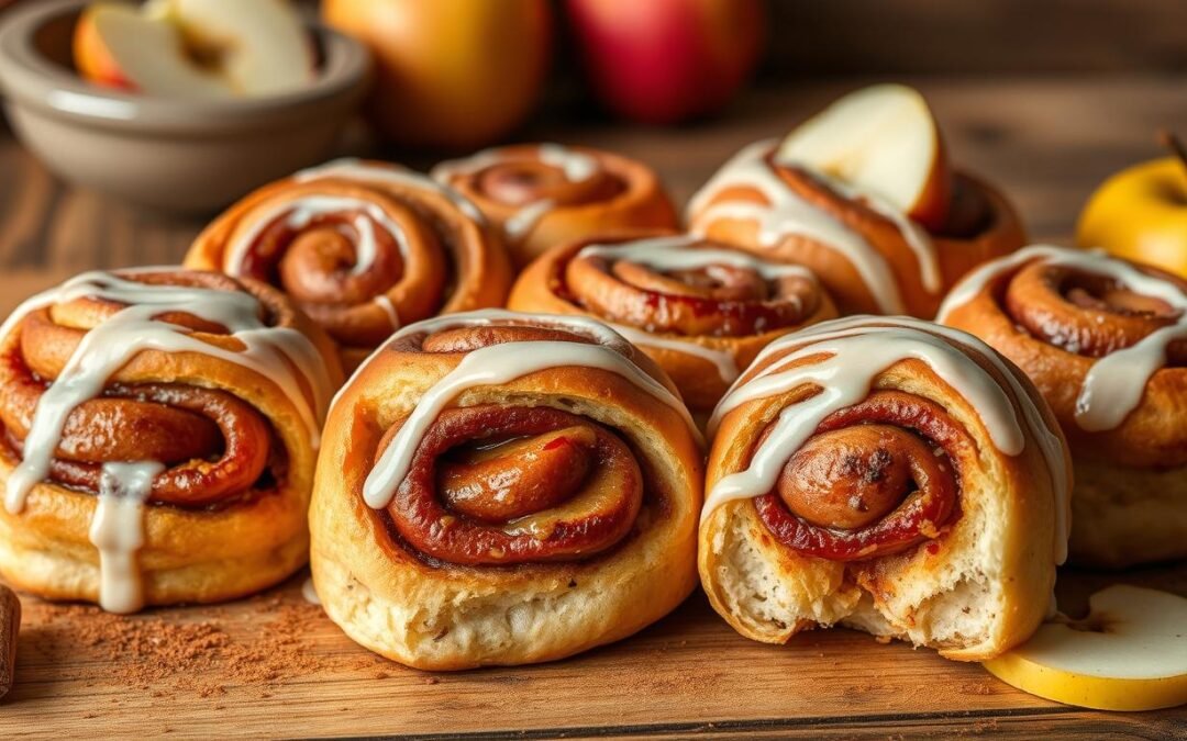 Delicious Apple Pie Filled Cinnamon Rolls