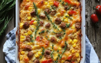 Cornbread and Sausage Casserole: A Comforting Dish