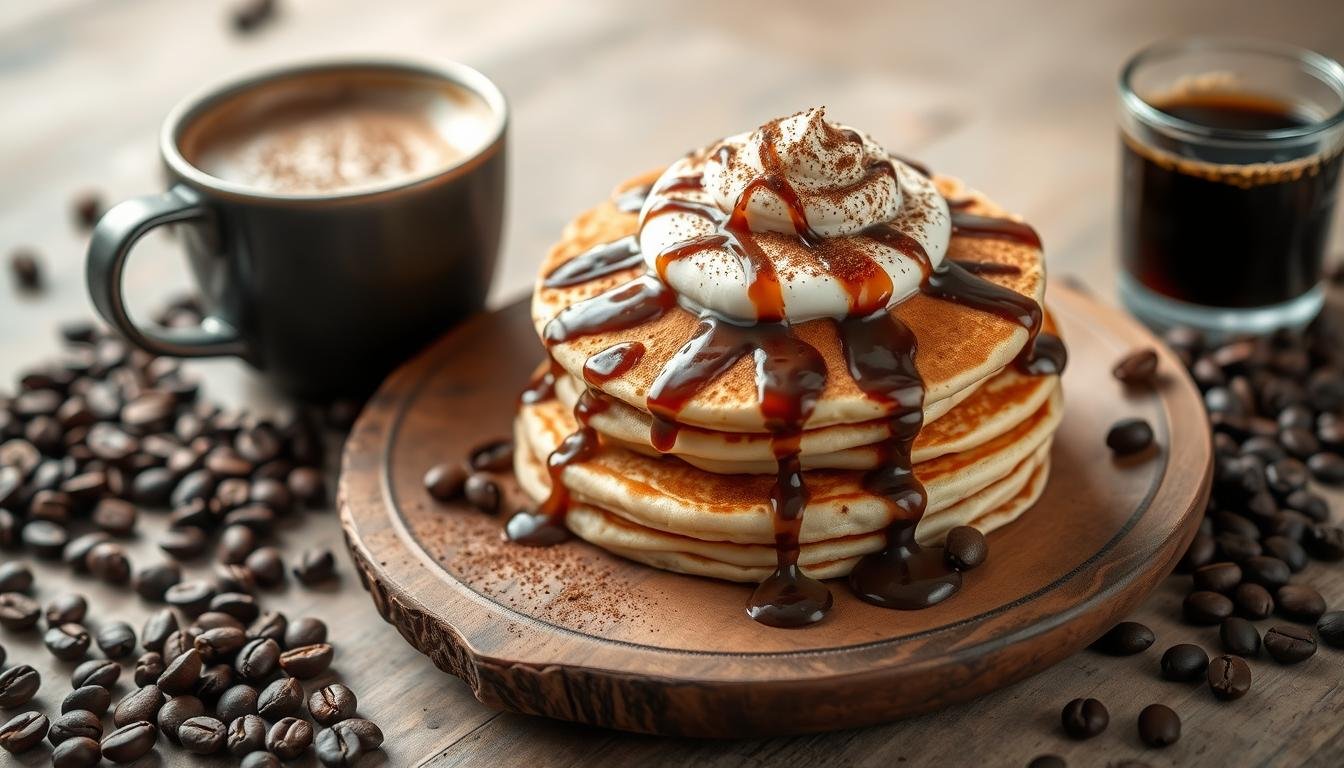 Dalgona Coffee Pancakes