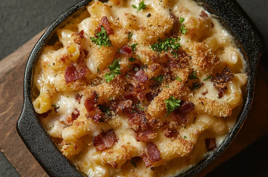 Easy Macaroni and Cheese with Bacon