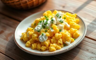 Tasty Scrambled Eggs With Cottage Cheese Recipe