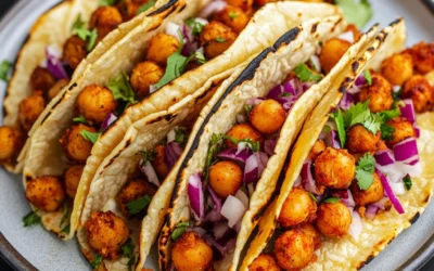 Air Fryer Crispy Chickpea Tacos: A Delicious Twist